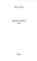 Quelques adieux