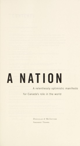 Intent for a nation