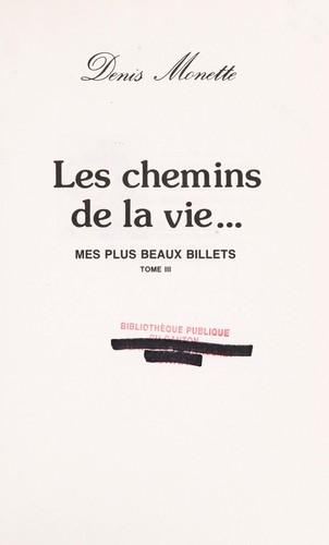Mes plus beaux billets