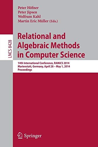 Relational and Algebraic Methods in Computer Science