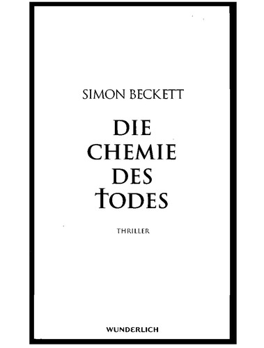 Die Chemie des Todes