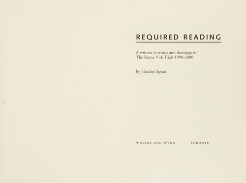 Required reading