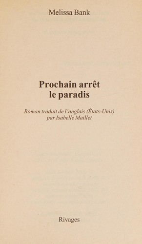 Prochain arrêt le paradis