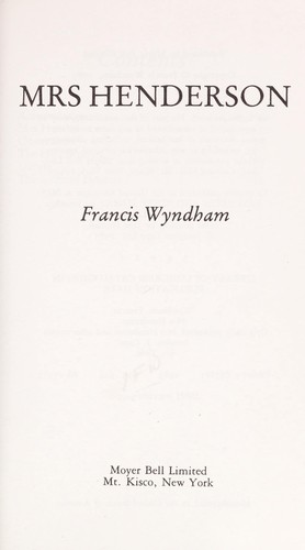 Mrs. Henderson