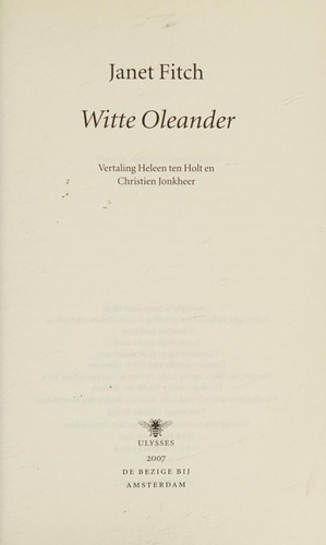 Witte oleander