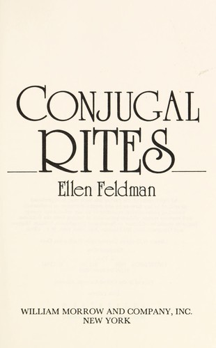 Conjugal rites