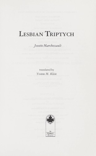 Lesbian triptych