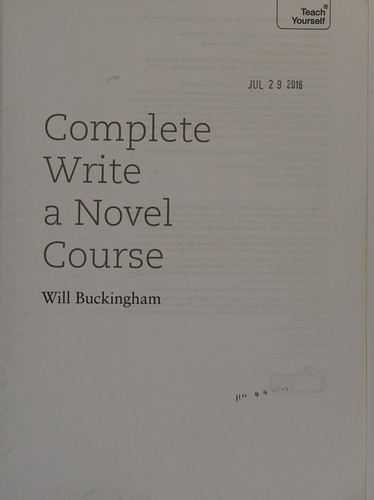 Complete Write a Novel Course