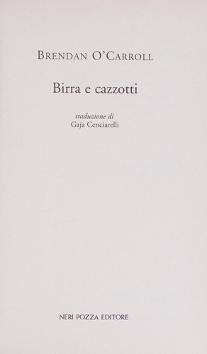 Birra e cazzotti