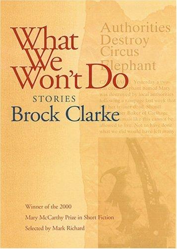 What we won't do