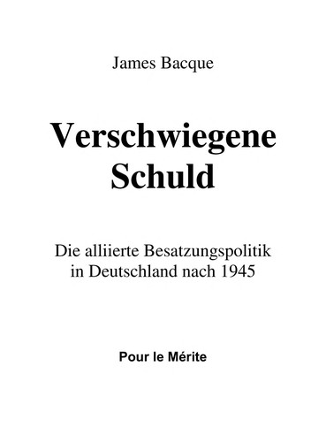Verschwiegene Schuld