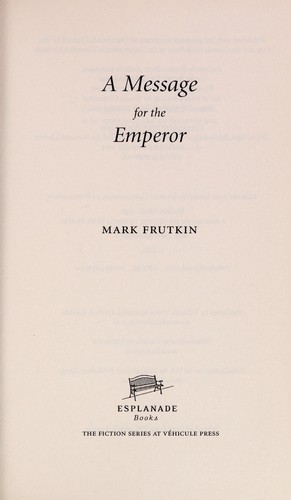 A message for the emperor