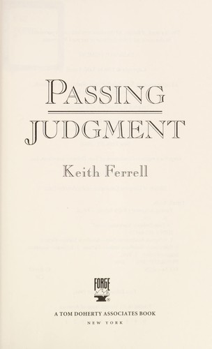 Passing Judgment