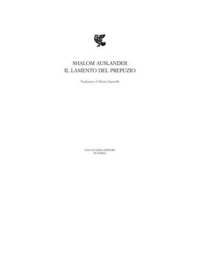 Il lamento del prepuzio