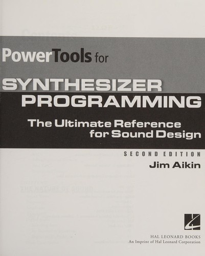 Power tools for synthesizer programming