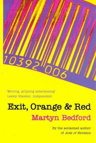 Exit, orange & red.