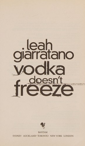 Vodka Doesn't Freeze