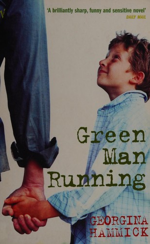 Green man running
