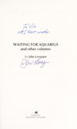 Waiting for Aquarius