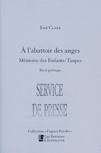 À l'abattoir des anges