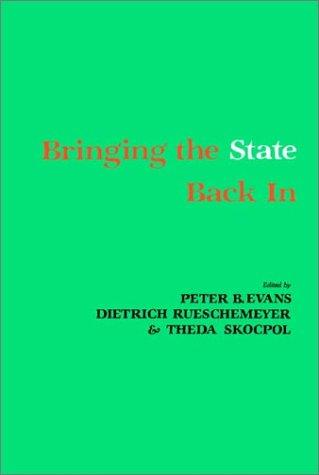 Bringing the state back in