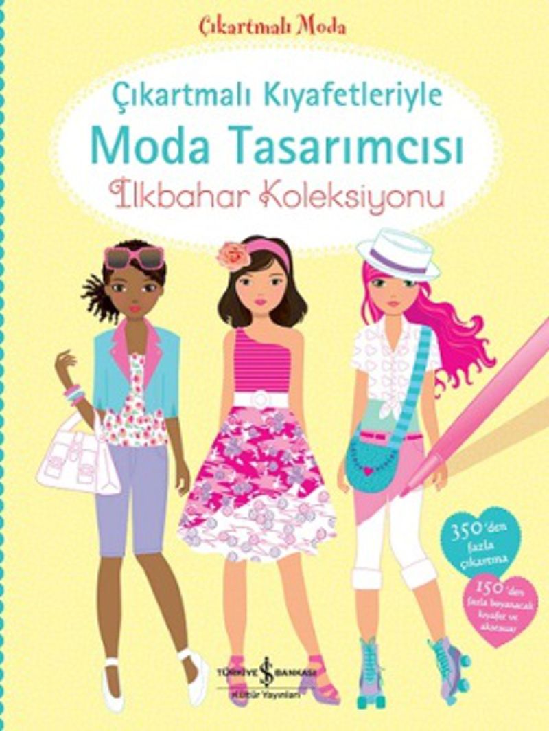 Çıkartmalı Kıyafetleriyle Moda Tasarımcısı  İlkbahar Koleksiyonu