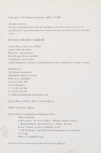 Call to Prayer