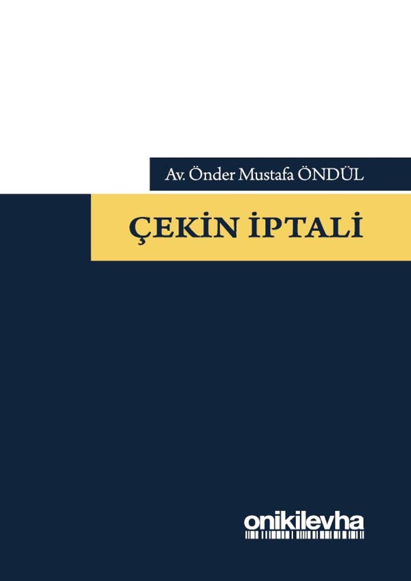 Çekin İptali