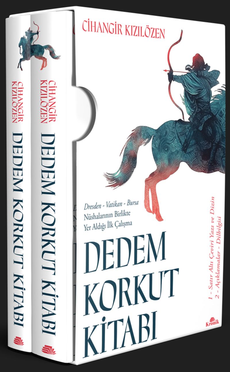 Dedem Korkut Kitabı (2 Cilt Kutulu)  Dresden, Vatikan, Bursa Nüshalarının Birlikte Yer Aldığı İlk Çalışma