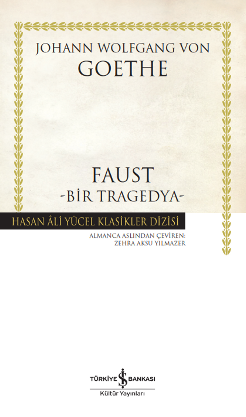 Faust  Bir Tragedya (Ciltli)
