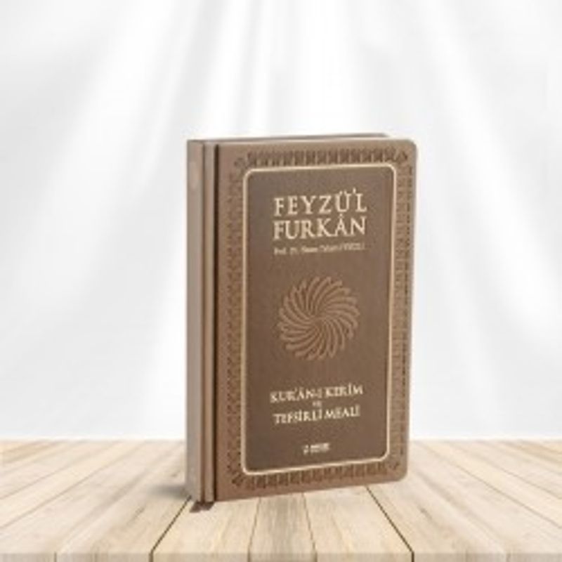 Feyzü'l Furkan Açıklamalı Kur'an-ı Kerim Meali / Orta Boy-Metinsiz-İnce Şamuha