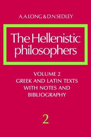 Hellenistic Philosophers Vol. 2