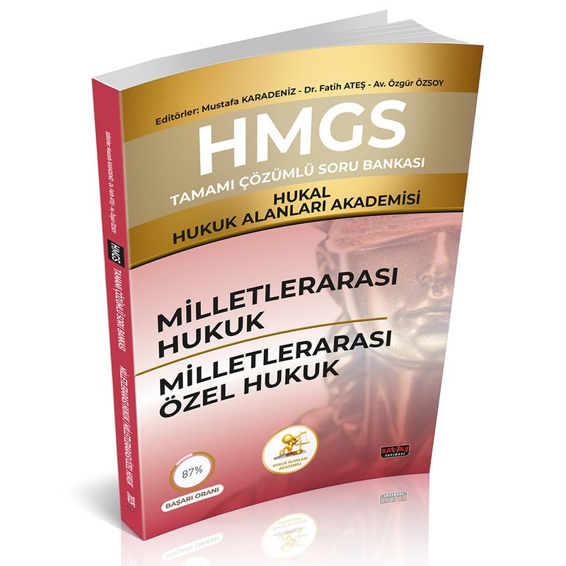 HMGS  Tamamı Çözümlü Soru Bankası Milletlerarası Hukuk - Milletlerarası Özel Hukuk