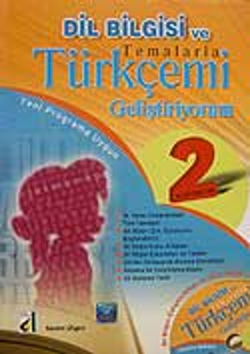 İlköğretim 2-Dilbilgisi ve Temalarla Türkçemi Geliştiriyorum (Çalışma Kitabı ve Cd'li)