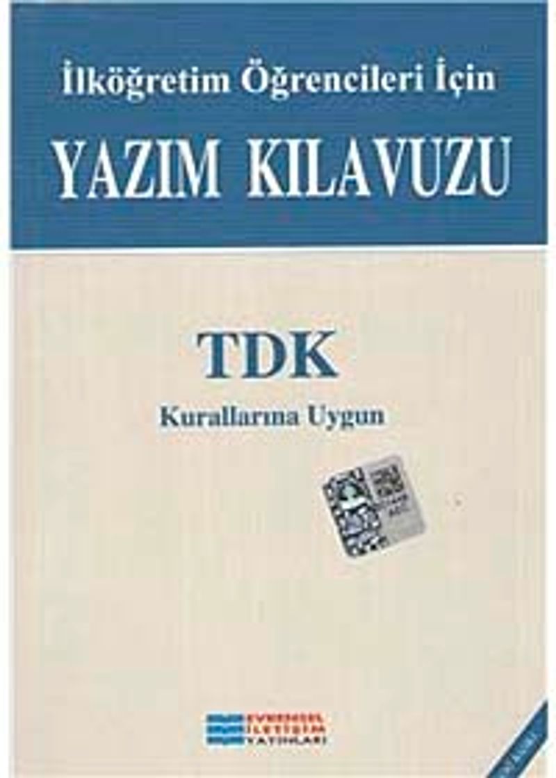 İlköğretim Öğrencileri İçin Yazım Kılavuzu TDK Kurallarına Uygun (Küçük Boy)