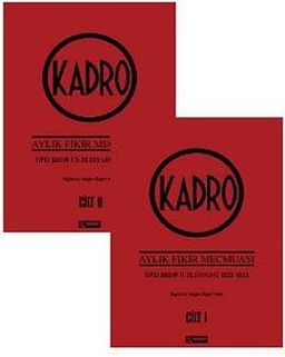 Kadro Aylık Fikir Mecmuası Tıpkı Basım 1932-1934 (2 Cilt Takım)