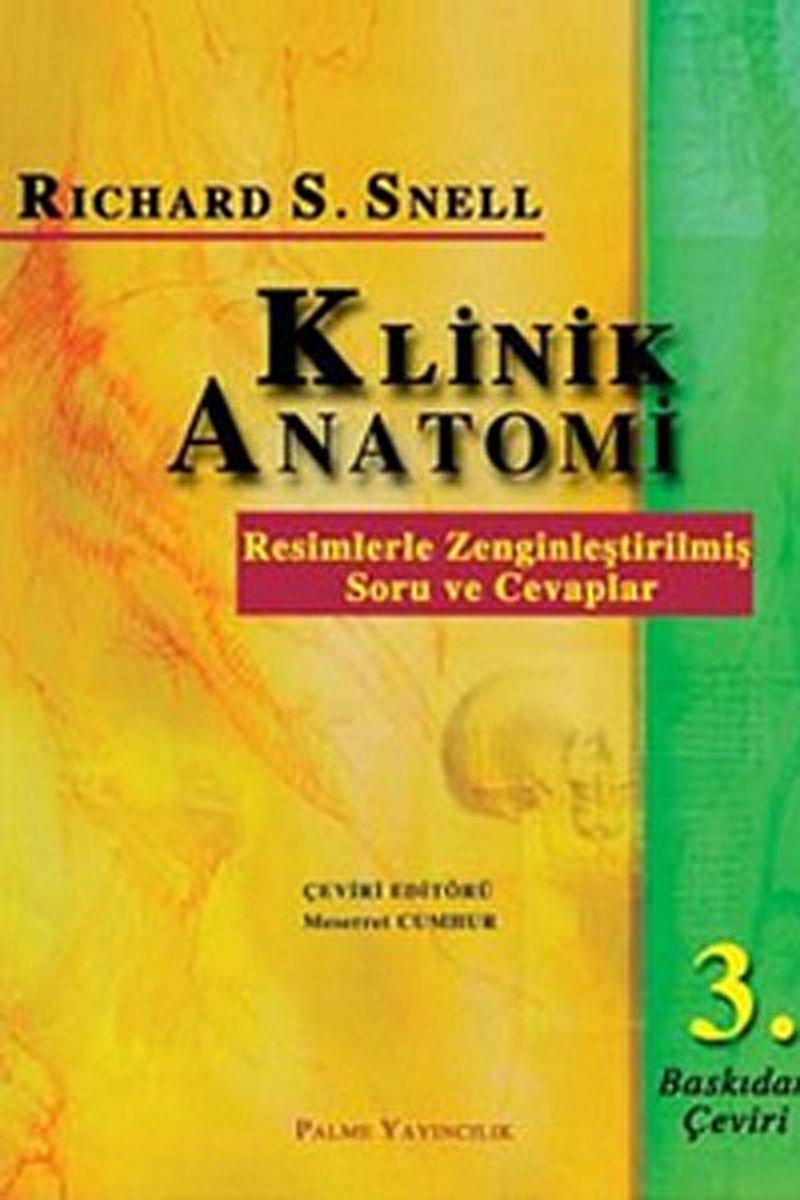 Klinik Anatomi  Resimlerle Zenginleştirilmiş Soru ve Cevaplar