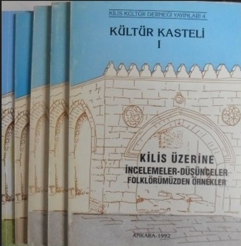 Kültür Kasteli / I- Kilis Üzerine İncelemeler, II- İnsanlarımız, III- Kilis'te Mantık, Toplum ve Ekonomi, IV- Kilis Ağzı, V-Kiliste Gelenek ve Görenekler, VI-Kilis'te Halk Tababeti,  VIII-Cumhuriyet Dönemi Kilisli Şairler, XI-Kilis Türküleri