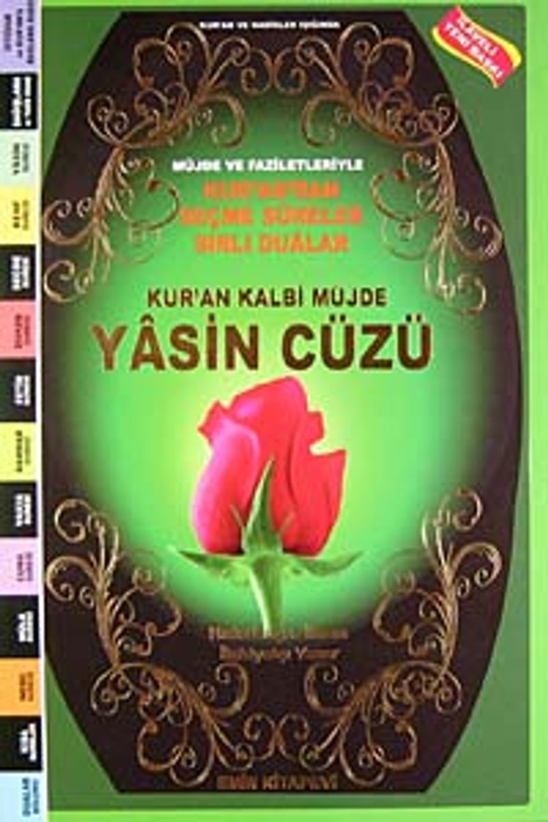Kur'an Kalbi Müjde Yasin Cüzü  Müjde ve Faziletleriyle Kur'an'dan Seçme Sureler Sırlı Dualar (Orta Boy)