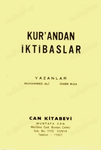 Kur'andan İktibaslar