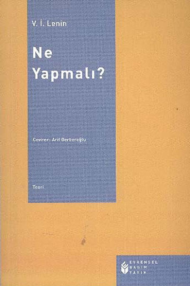Ne Yapmalı?