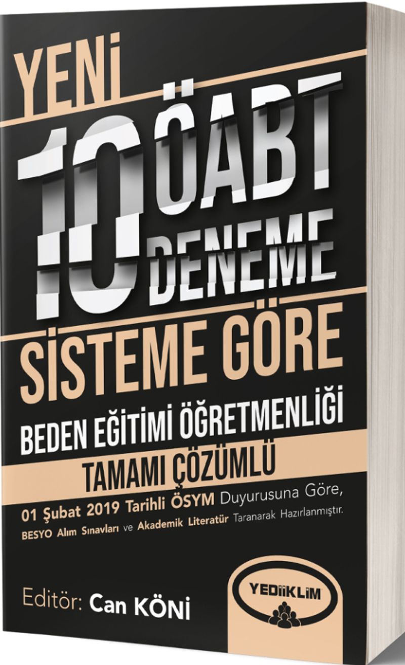 ÖABT Beden Eğitimi Öğretmenliği Tamamı Çözümlü 10 Deneme