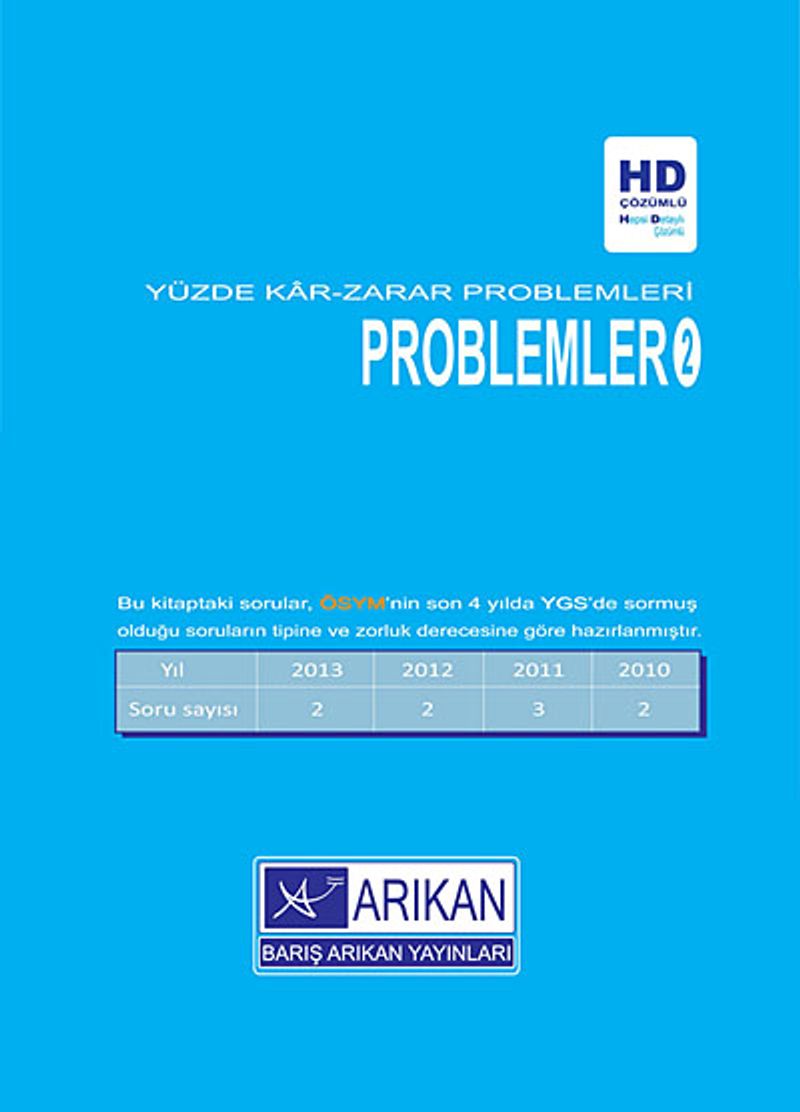 Problemler 2 Yüzde Kar-Zarar Problemleri