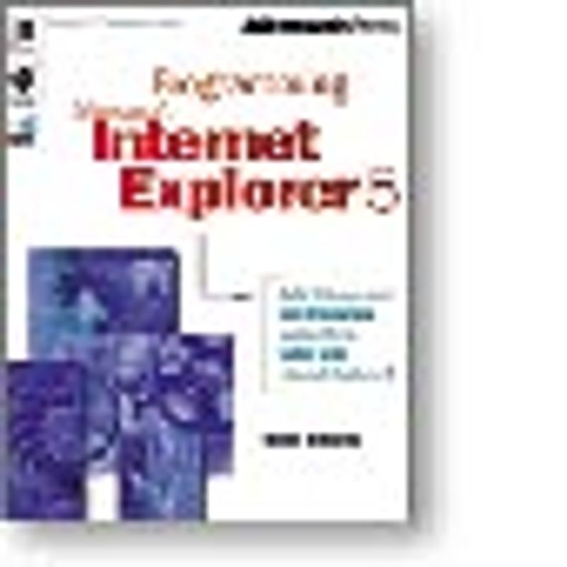 Programming Microsoft Internet Explorer 5