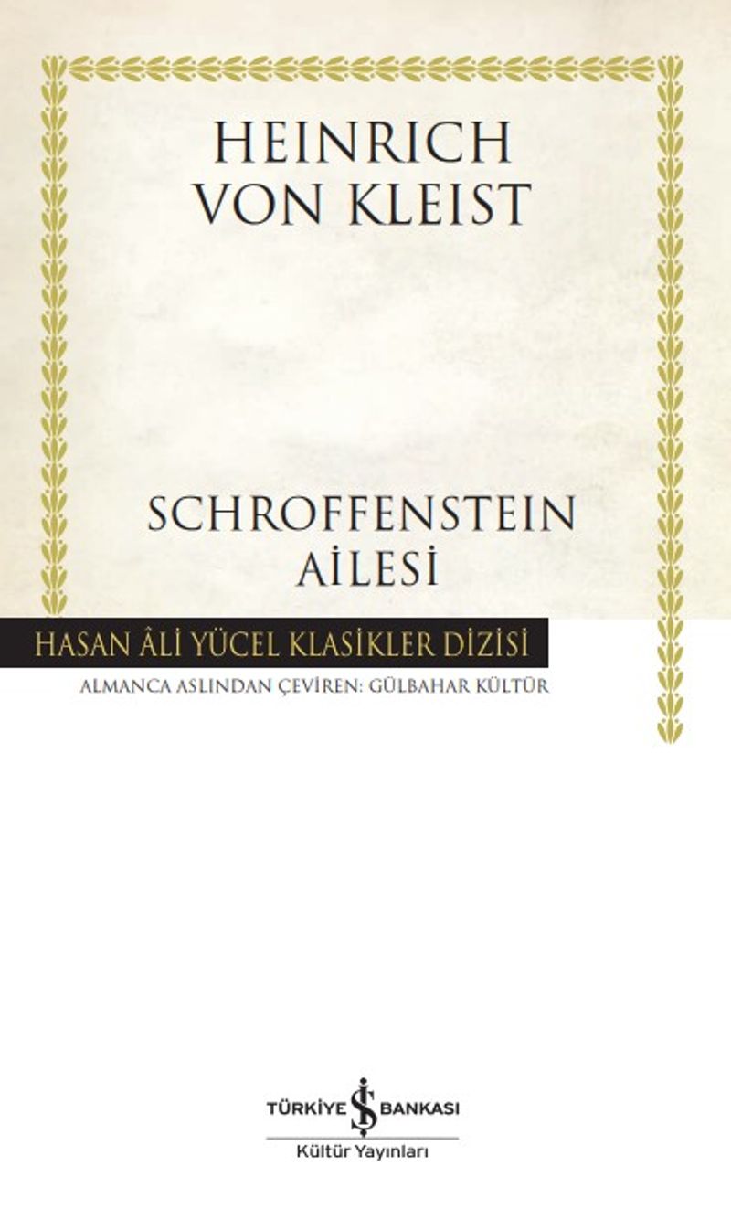 Schroffenstein Ailesi (Karton Kapak)