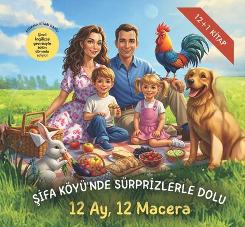 Şifa Köyü'nde Sürprizlerle Dolu 12 Ay, 12 Macera (12 + 1 Kitap (Kutulu)