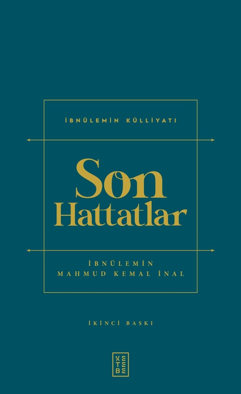 Son Hattatlar (Ciltli)