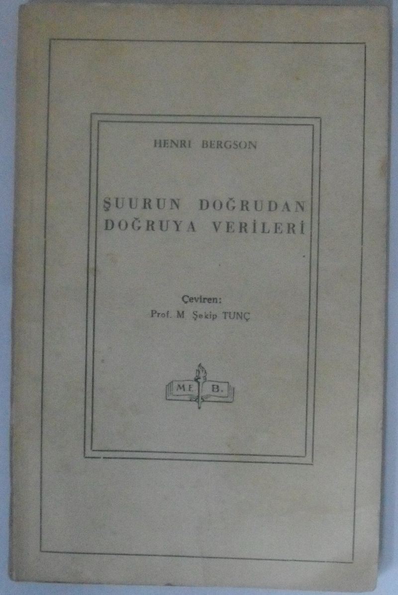 Şuurun Doğrudan Doğruya Verileri Kod: 11-Z-61