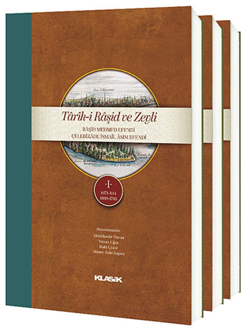 Tarih-i Raşid ve Zeyli  Raşid Mehmed Efendi Çelebizade İsmail Asım Efendi (3 Cilt Takım) (Ciltli)