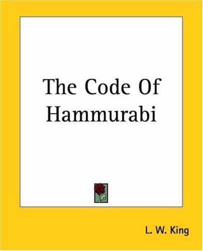 The Code of Hammurabi